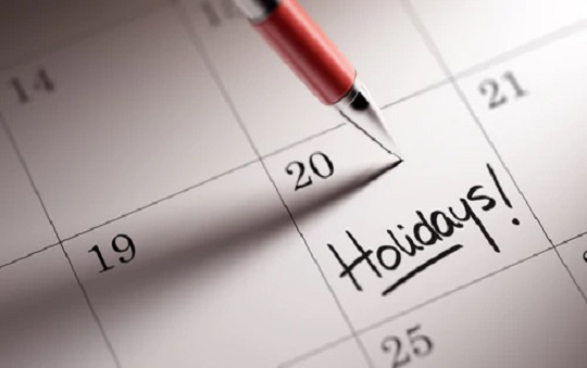 Holiday Calendar